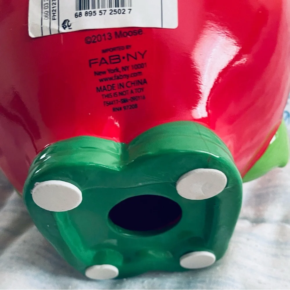 Shopkin strawberry coin bank 7”